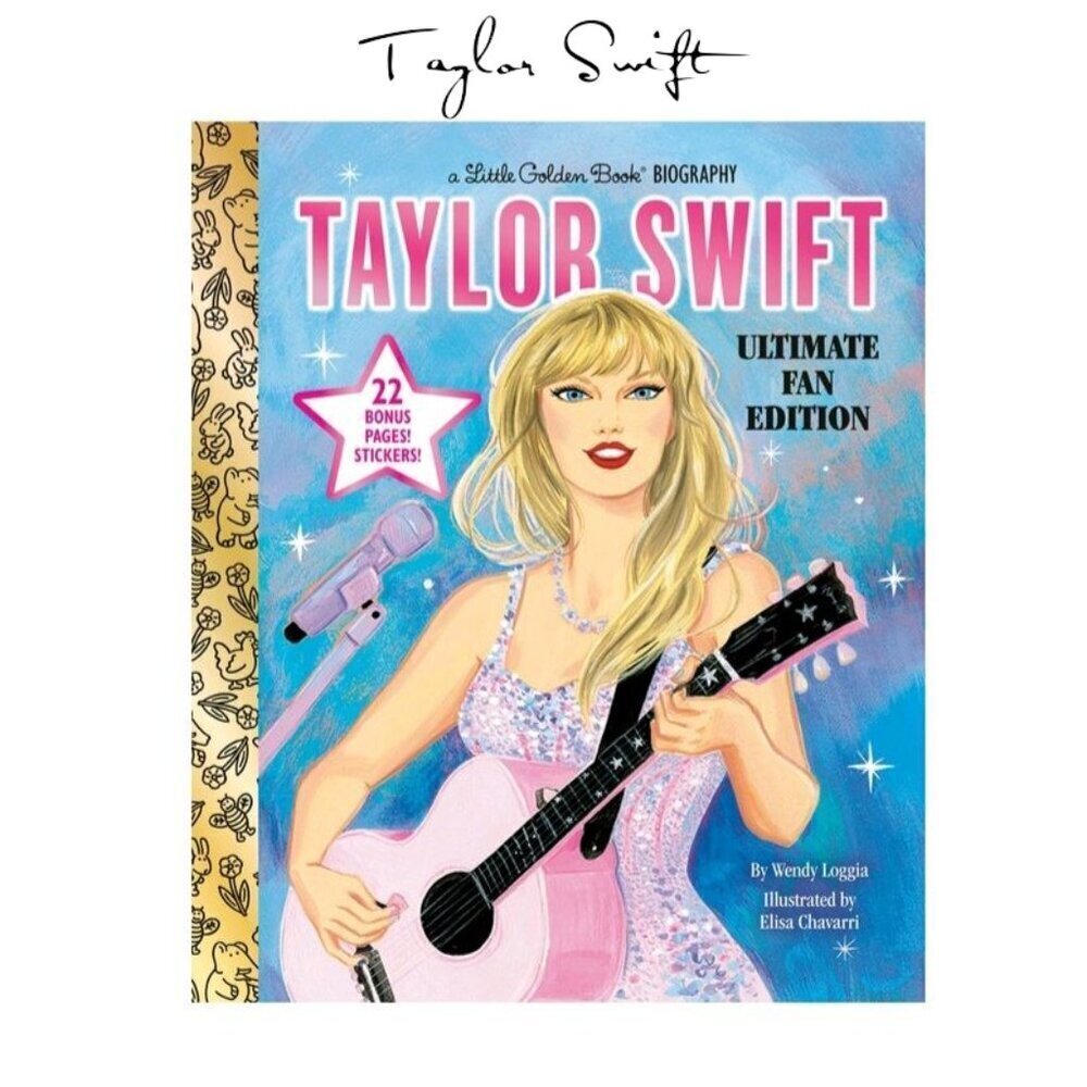 Taylor Swift Ultimate Fan Edition Little Golden Book Deluxe Hardcover NWT
